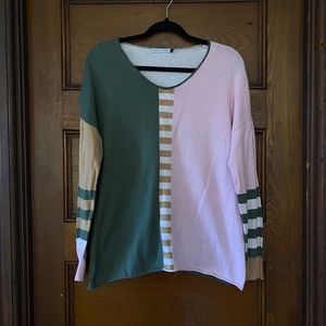 Zaket & Plover cashmere/cotton crewneck